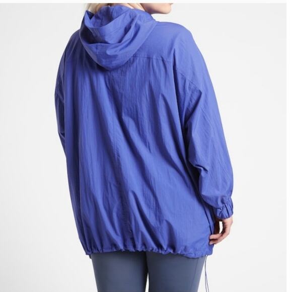 ATHLETA Allyson Felix Legend Novelty Hooded Windbreaker Jacket, Size XS - Picture 5 of 15
